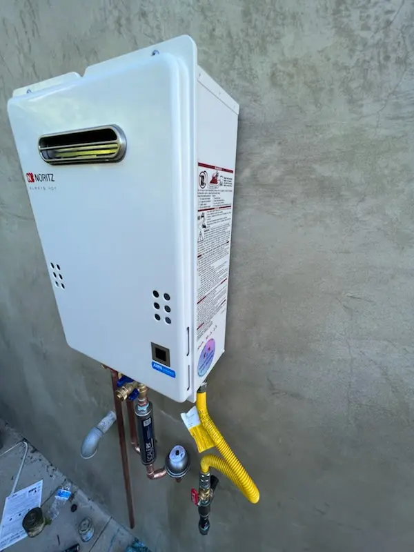 Tankless water heater installation for Greater Cross Roads homes